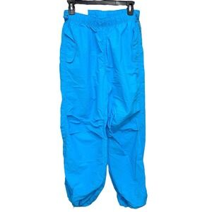 Love Tree Parachute Pants Womens Size Medium Blue Soft‎ Lite Moisture Wicking